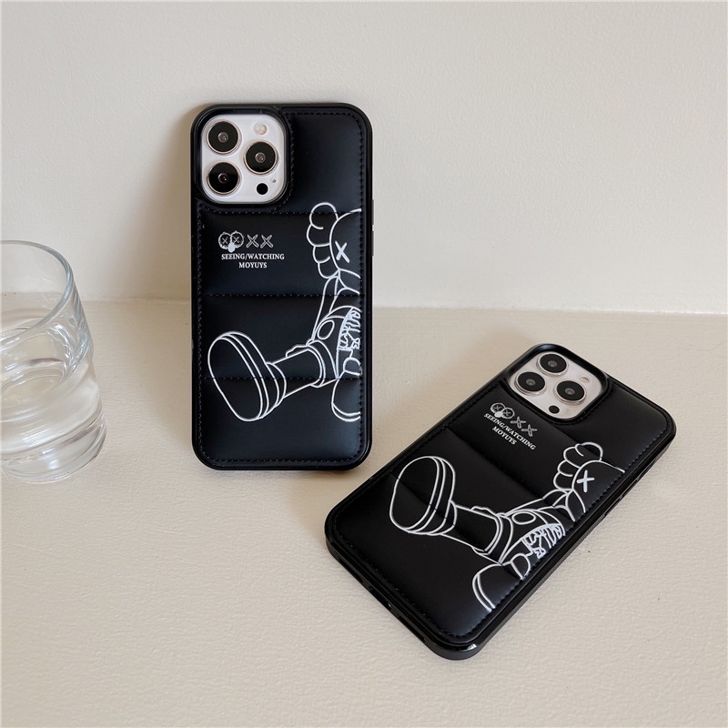 Ốp điện thoại họa tiết áo khoác phao thời trang thích hợp cho iphone 13 pro max 12 pro 11 pro max x xs xr