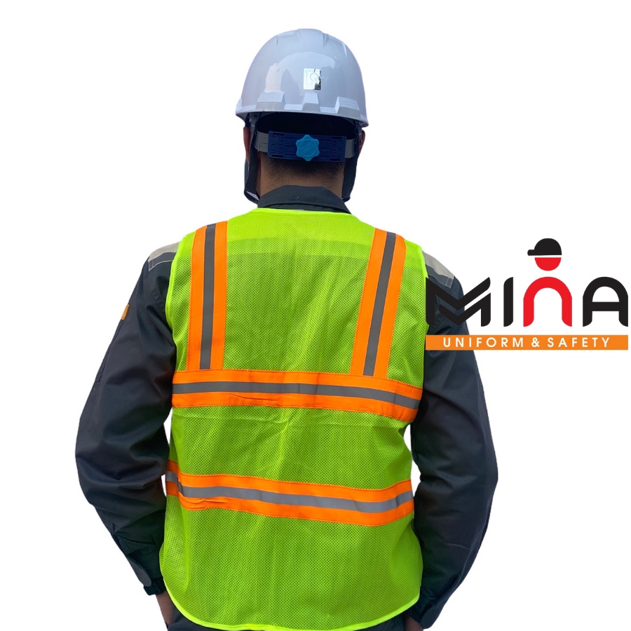 ÁO GHILE LƯỚI NHIỀU PHẢN QUANG CÔNG TRƯỜNG - ÁO BẢO HỘ LAO ĐỘNG