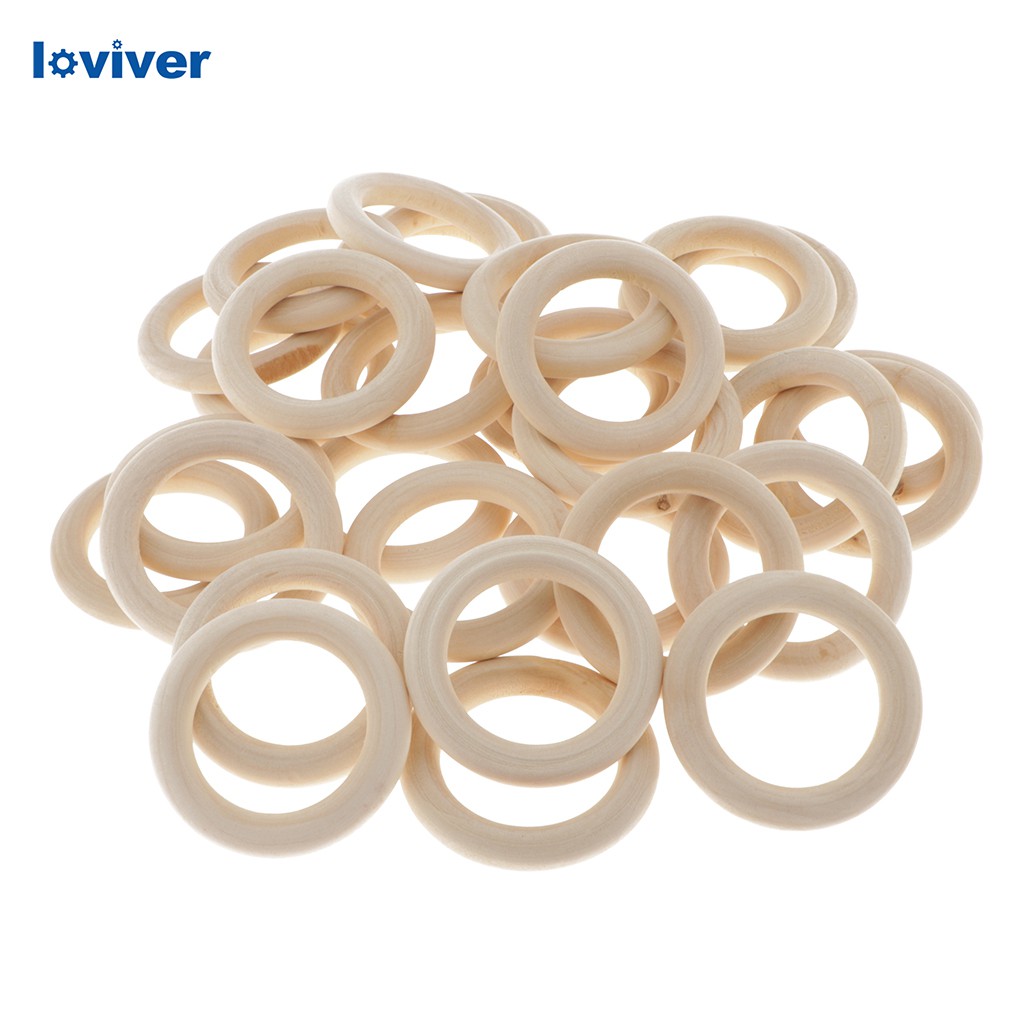 Nhẫn Gỗ Chưa Hoàn Thành Dùng Làm Trang Sức / Mặt Dây Chuyền / Nhẫn Thủ Công Macrame