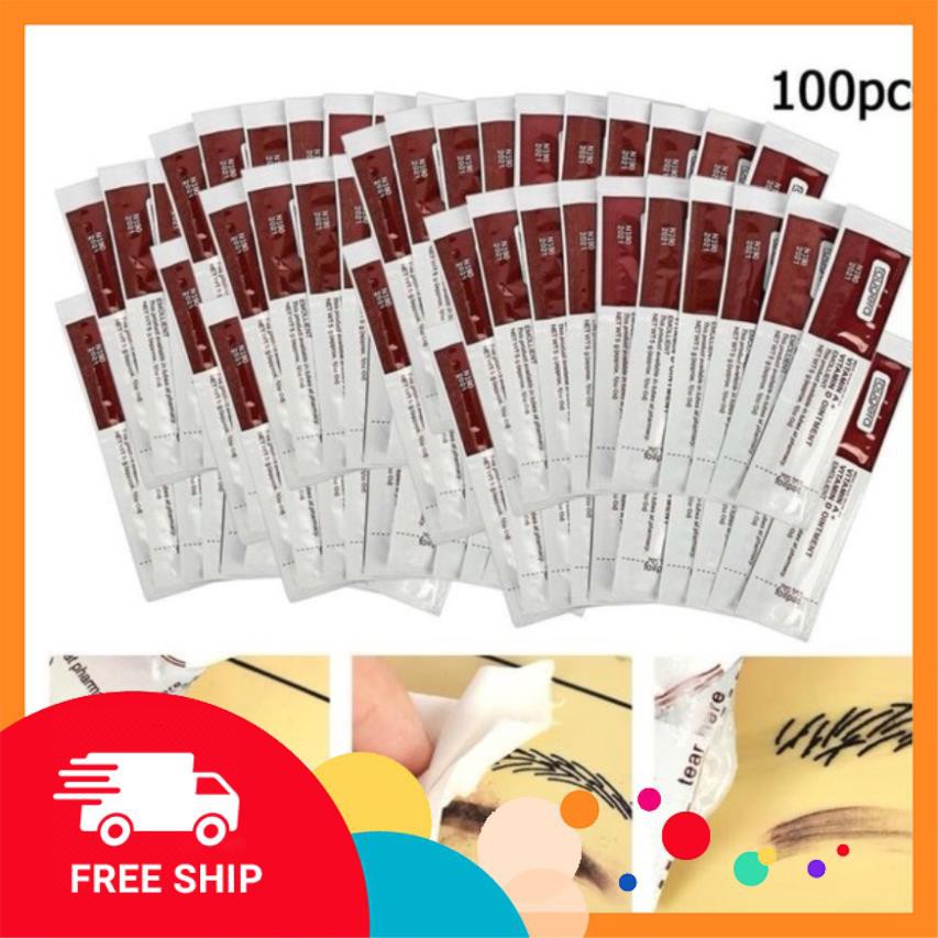 Dưỡng gói Vitamin A, D  chuyên dùng sau phun xăm mày,môi