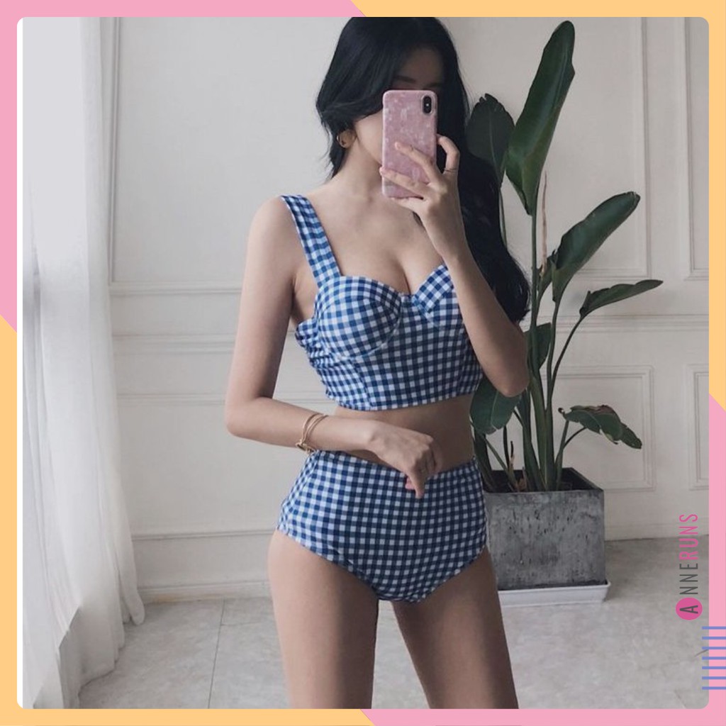 Bộ Đồ Bơi Đi Tắm Biển Nữ Bikini 2 Mảnh Cran (Set Áo Bra Và Quần Lót) II Annerun Việt Nam
