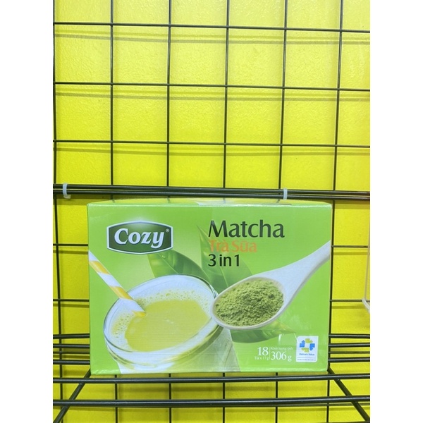 Trà sữa matcha Cozy 3 in 1 hộp 306g