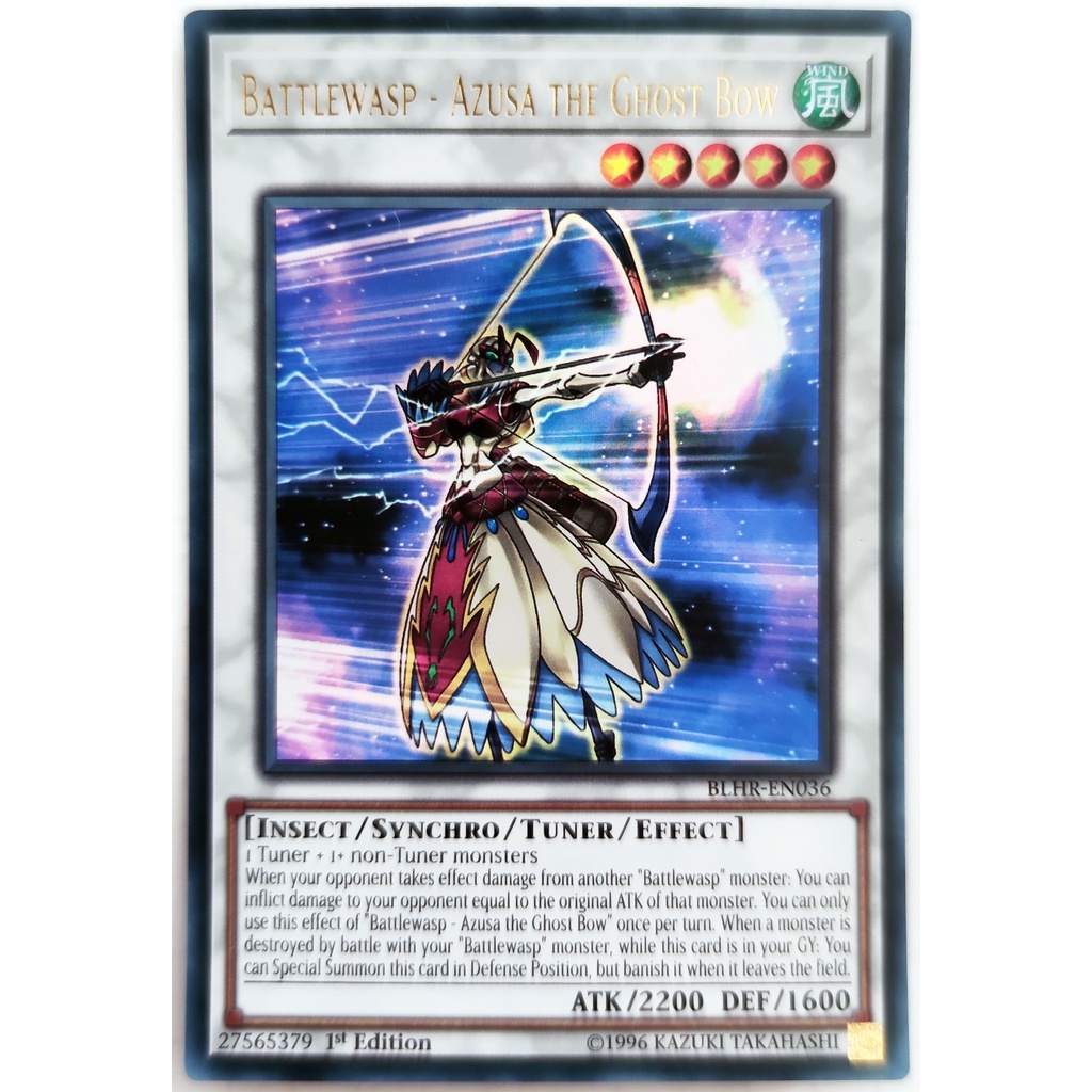 [Thẻ Yugioh] Battlewasp - Azusa the Ghost Bow |EN| Ultra Rare (ARC-V)