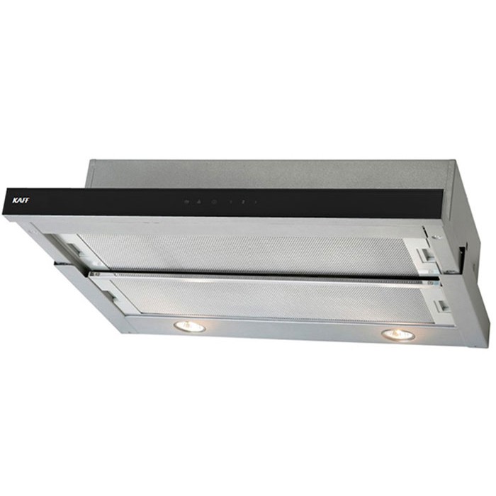 Máy hút mùi âm tủ KAFF KF-TL700 - 700mm, Kính đen phối Inox