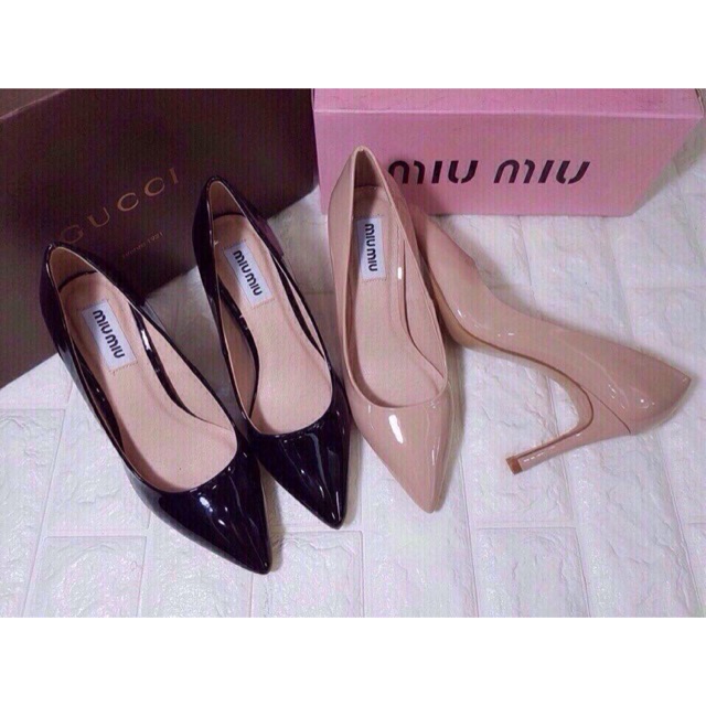 Miumiu mũi nhọn mới về nha khách uii
