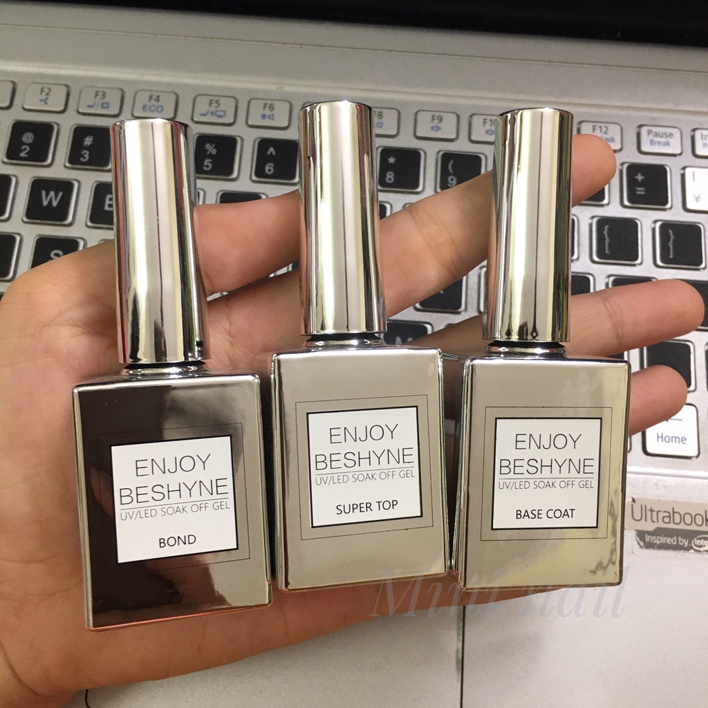 Bộ 3 ENJOY Base, Top, Bond, Top lì - 15ML