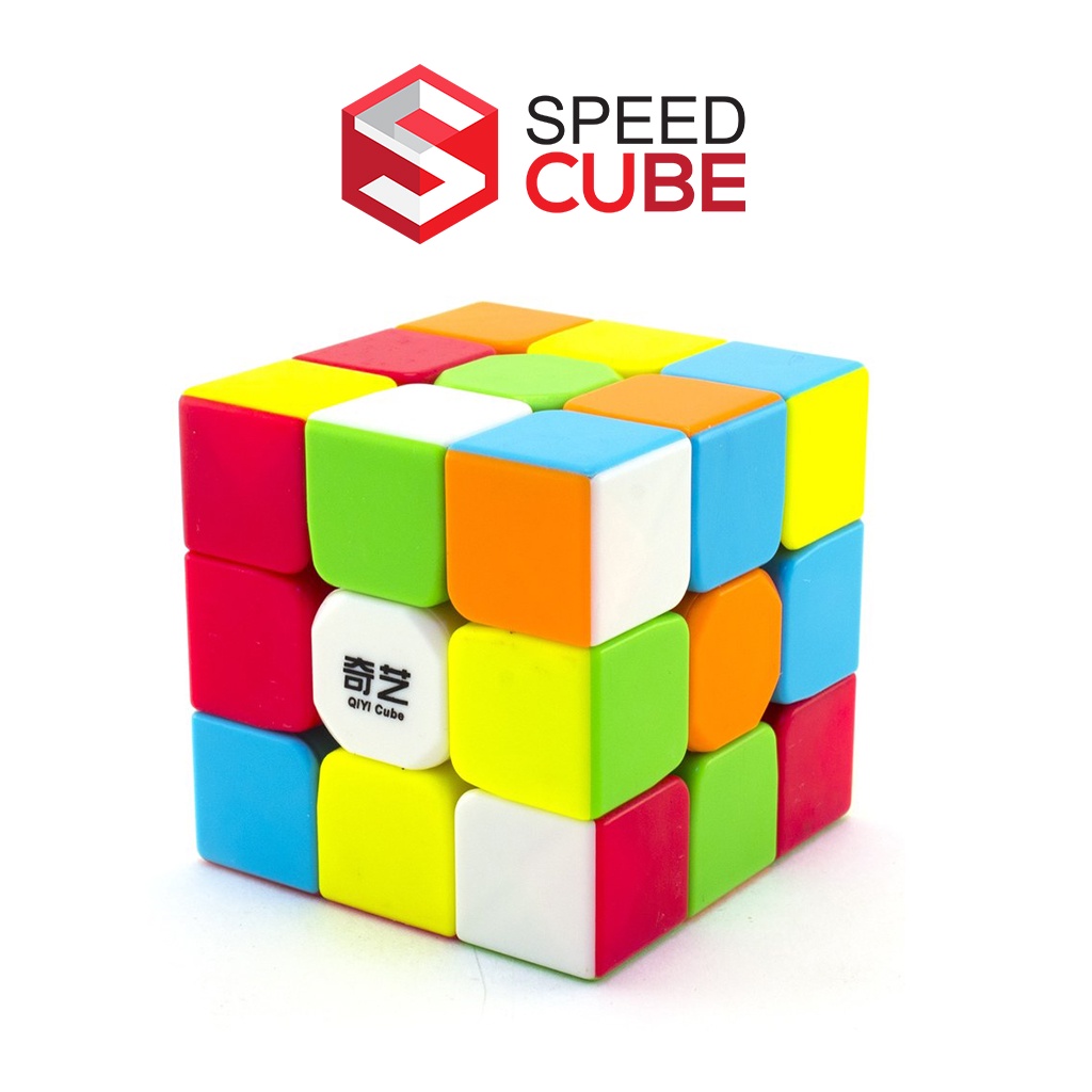 Rubik 3x3 Giá Rẻ QiYi Warrior W Stickerless không viền chính hãng QiYi - Shop Speed Cube