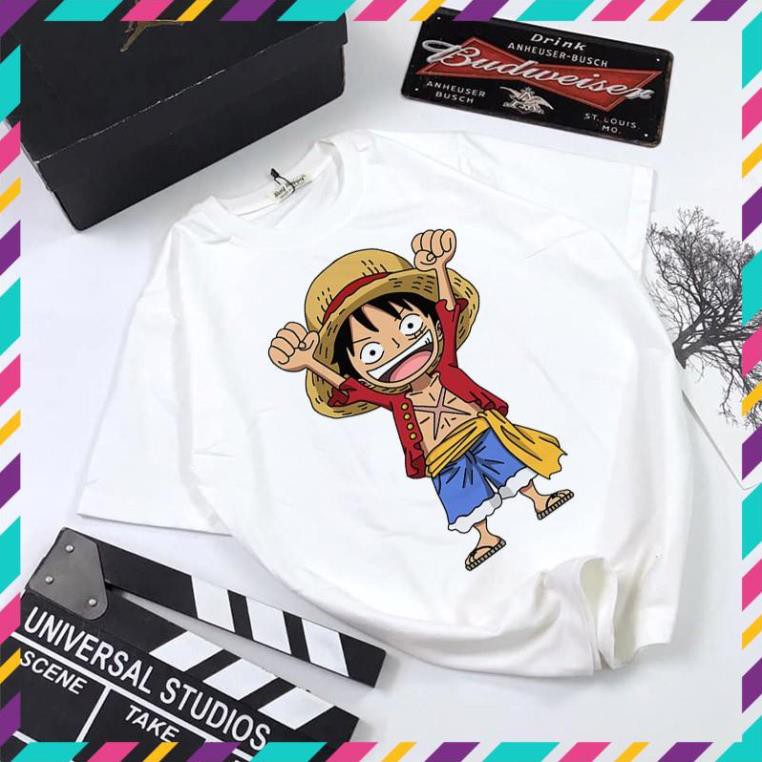 SALE- Áo thun Cotton Luffy Hải Tặc Chibi dễ thương - bán chạy nhất