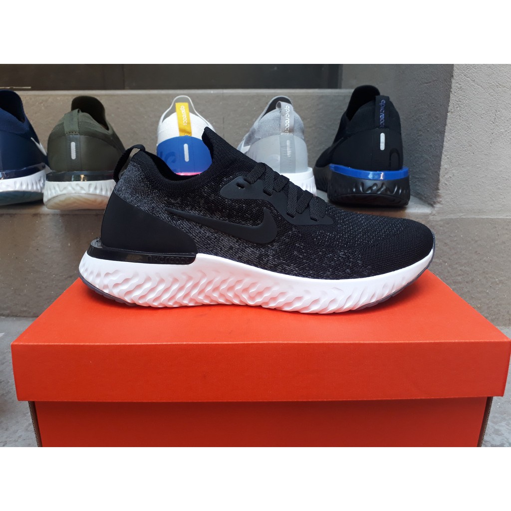 [full box] Giày Sneaker Epic React Flyknit Black/White