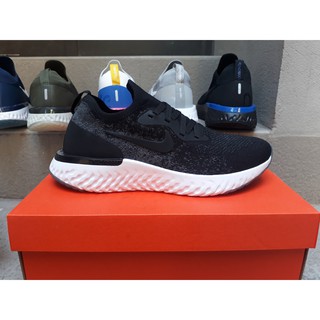 Giày Sneaker Epic React Flyknit Đen bạc