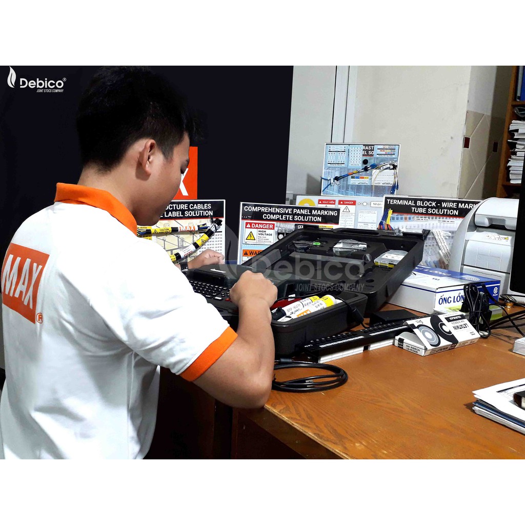 Máy in ống lồng đầu cốt LM-550A2/PC MAX Japan