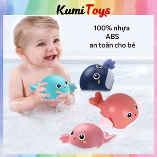 Đồ Chơi Nhà Tắm Cá Heo Vặn Cót Đáng Yêu Cho Bé Kumi toys