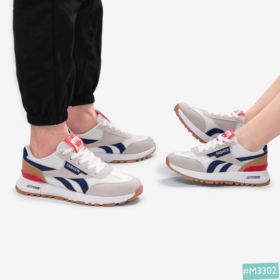 Giày Thể Thao Sneaker Cặp Đôi Bata Nam Nữ MINSU Classic M3302 Hàn Quốc Nam Nữ Mix Đồ Đi Học, Chơi, Du Lịch Cực Đẹ SCR