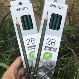 Bút chì deli 2b hộp 12 cái - ch712