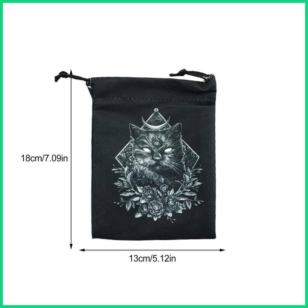 Túi Nhung Đựng Thẻ Bài Tarot Hai Mặt Phong Cách Thể Thao