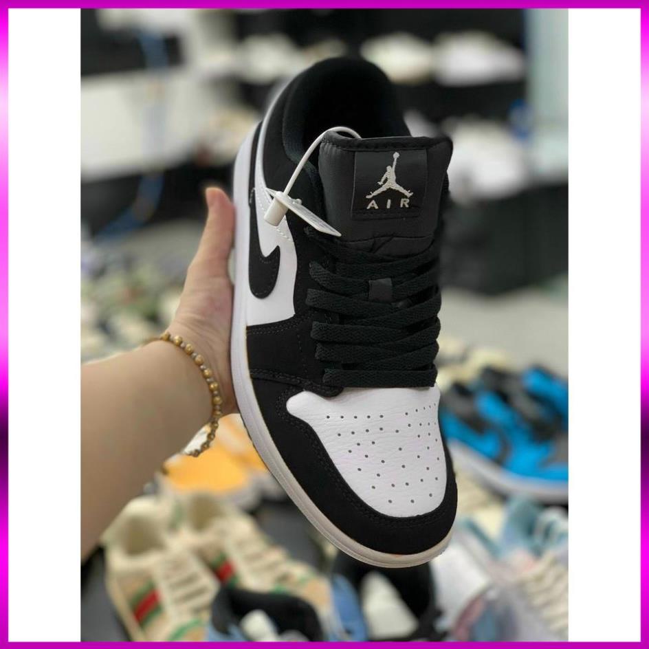 [FREE SHIP] Giày 𝐉𝐨𝐫𝐝𝐚𝐧 1 low Panda màu đen trắng nam nữ, Giày sneaker JD 1 Panda cổ thấp bản đẹp 2022