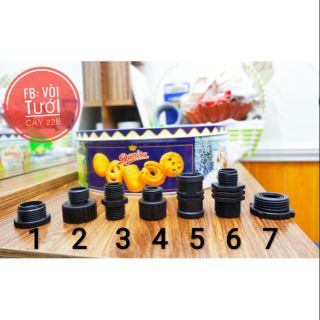 5 chiếc Nối, Kép, Cà rá, Lơ nhựa cao cấp răng trong, răng ngoài 15, 20. 21 1/2, 27 3/4, 34