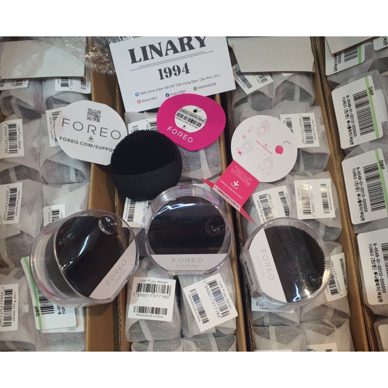 Máy rửa mặt Foreo Luna Play Màu Đen