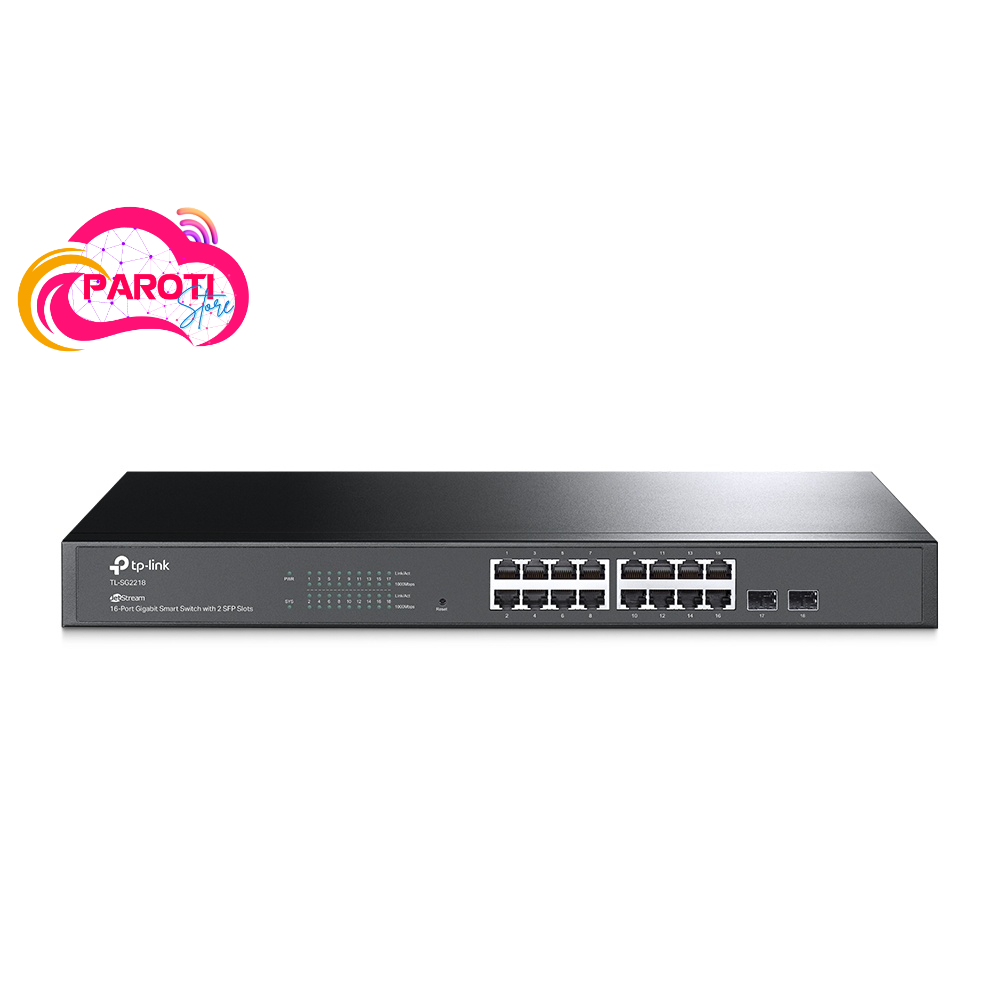 Bộ chia mạng Smart Switch JetStream 16 cổng Gigabit TP-LINK TL-SG2218 _Hàng chính hãng