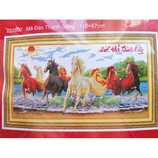 Tranh đính đá mã đáo thành công DF074
