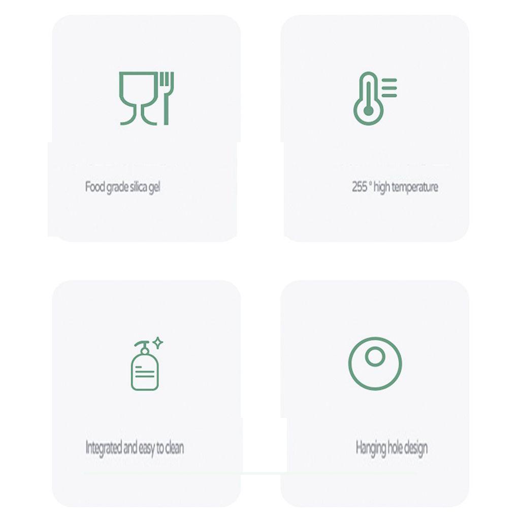 Bộ Dụng Cụ Nấu Ăn Gồm Thìa Và Xẻng Dài Chịu Nhiệt