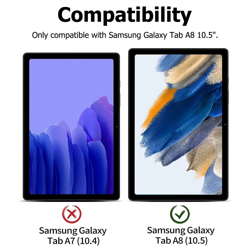 Kính Cường Lực Bảo Vệ Màn Hình Chống Dấu Vân Tay Cho samsung galaxy tab a9 a9 + s8 s7 plus a8 10.5 inch s6 a7 lite 20hd