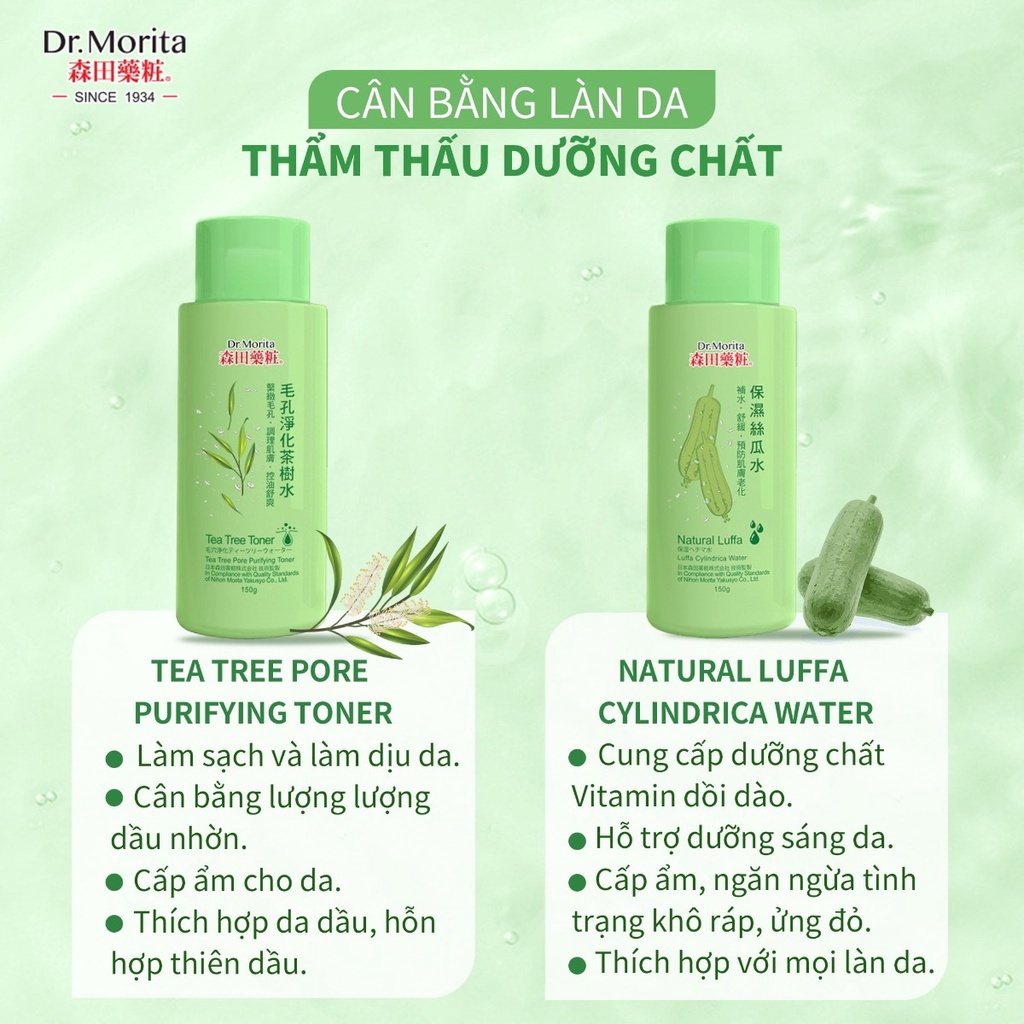 Toner Dr Morita Dưỡng Ẩm150g - Nước Cân Bằng Collagen Và Vitamin B Dịu Da Tăng Đàn Hồi Ngừa Lão Hoá Da Skincare Dezy