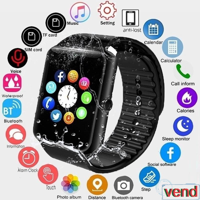 Smart watch GT08 Bluetooth Touch Screen Wrist Watch with Camera/SIM Card Fitness Tracker to Android