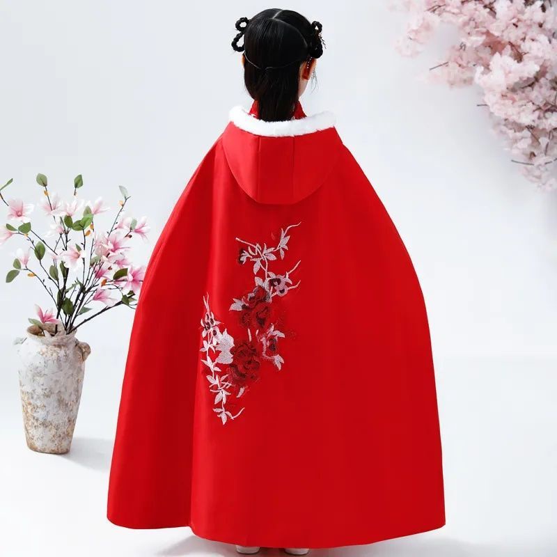 Áo Choàng Dày Dặn Giữ Ấm Thời Trang Thu Đông Cho Bé Gái | BigBuy360 - bigbuy360.vn