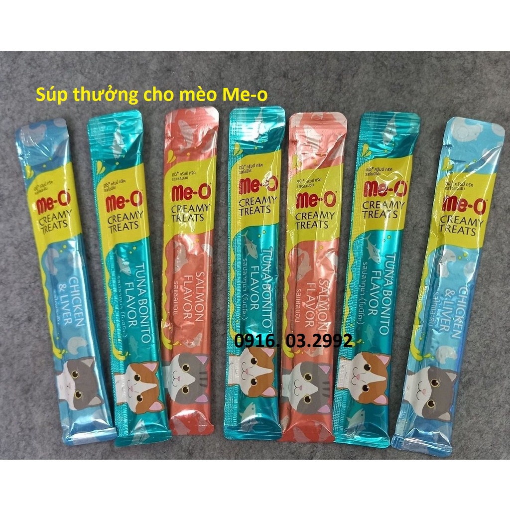 Súp thưởng cho mèo Meo 15g, Súp thưởng cho mèo mọi lứa tuổi