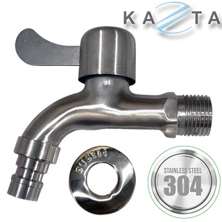 Vòi hồ gắn tường kazta kz-vh01 inox bền bỉ