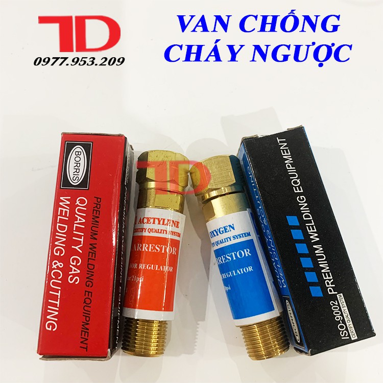 VAN CHỐNG CHÁY NGƯỢC, VAN ĐỒNG HỒ GIÓ ĐÁ