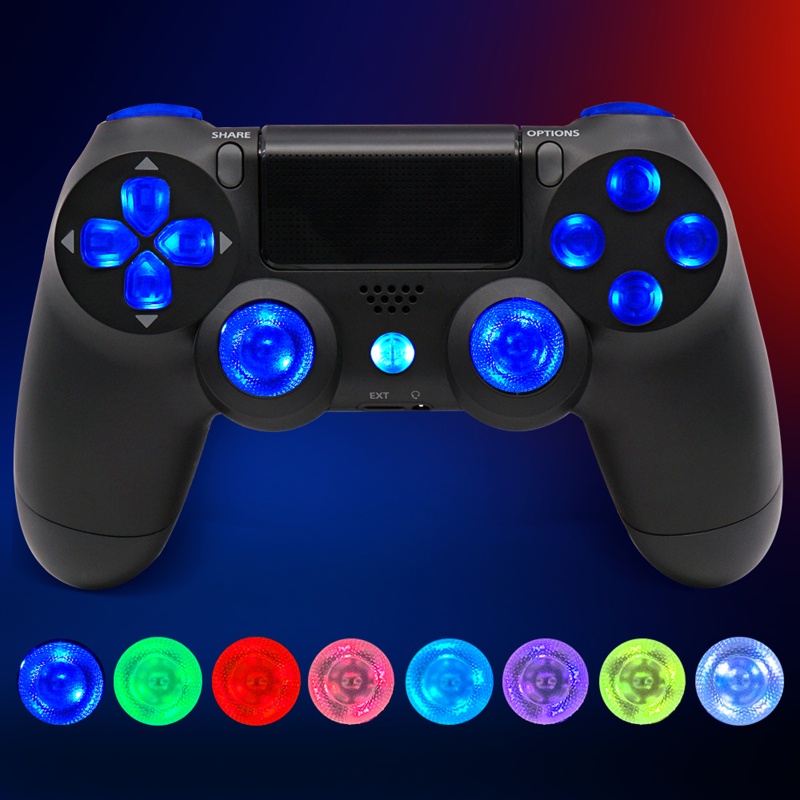 Bộ Đèn LED 8 Màu Gắn Nút Bấm Dùng Để Chơi Game