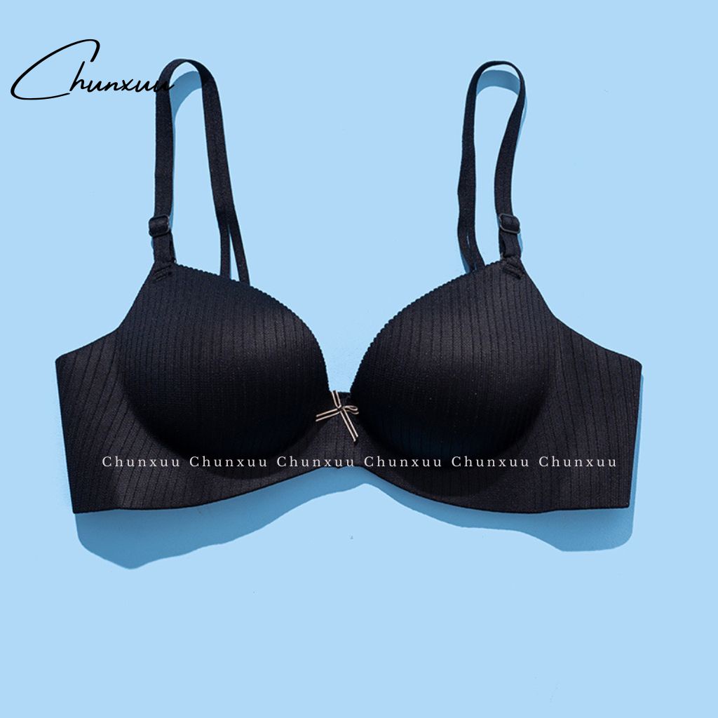 Áo ngực nữ đệm dày CHUNXUU, thiết kế phối nơ không gọng thoáng khí- AV15