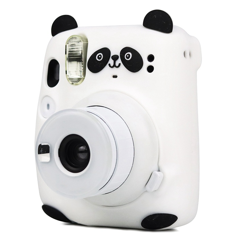 Dễ Thương Túi Đựng Bảo Vệ Camera Instax Mini 11 Bằng Silicon Mềm Hình Gấu Trúc Hoạt Hình Đáng Yêu