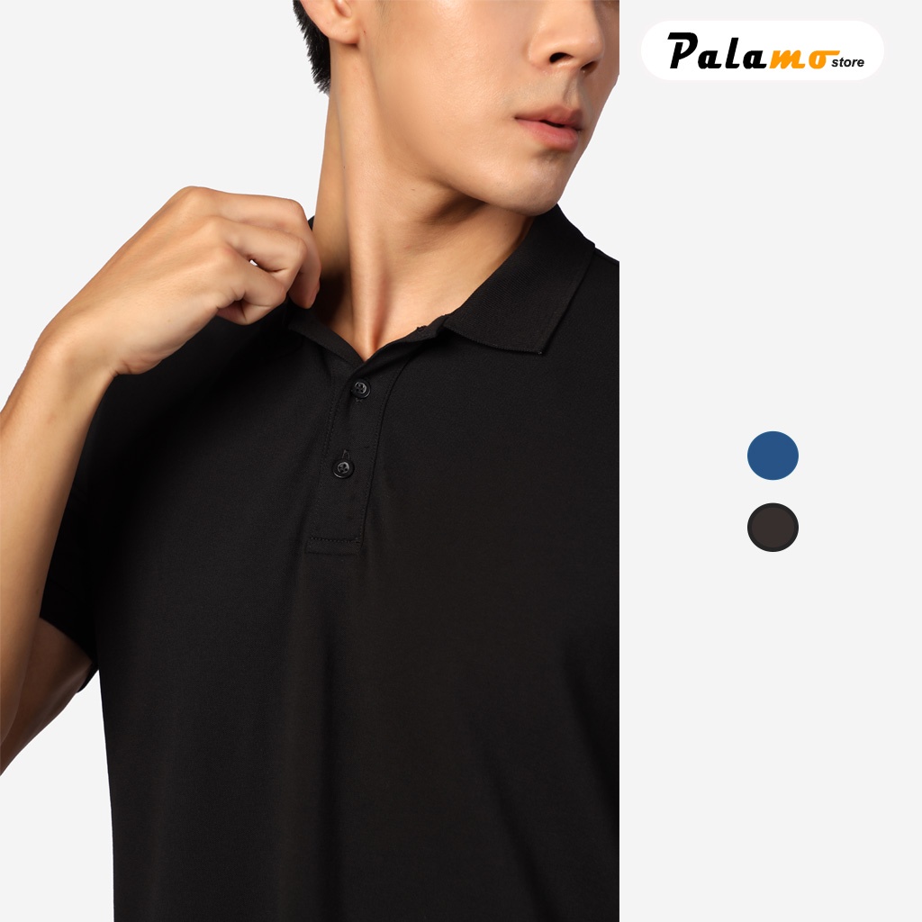 Áo thun polo nam COTTON COMPACT, áo phông nam trơn cao cấp chính hãng BASIC cổ bẻ trẻ trung lịch lãm chuẩn form PALAMO | BigBuy360 - bigbuy360.vn