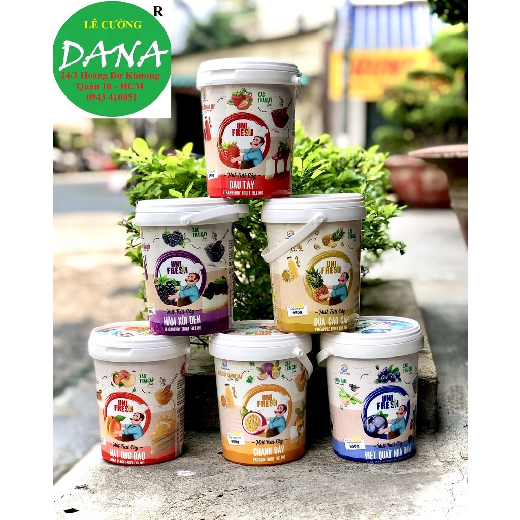 Mứt Trái Cây UNIFRESH nhiều vị 950g