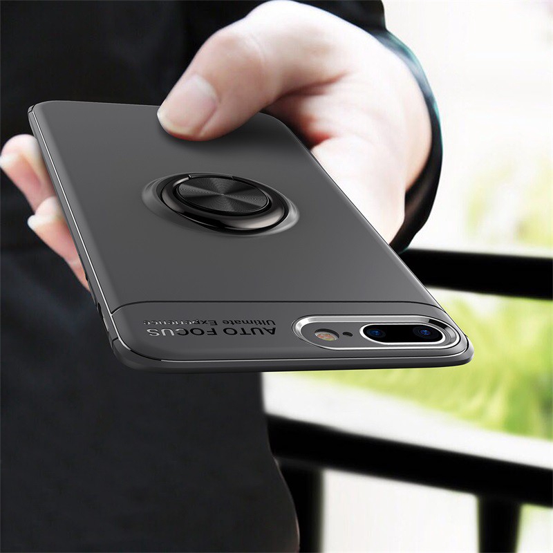 Ốp Điện Thoại Silicon Mềm Có Giá Đỡ Nam Châm Cho apple iPhone 7 8 Plus X Xs Max 11 Pro