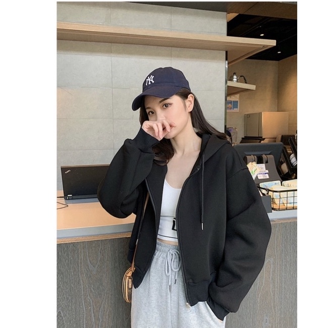 áo khoác croptop tay phồng chỉ 99k quá rẻ