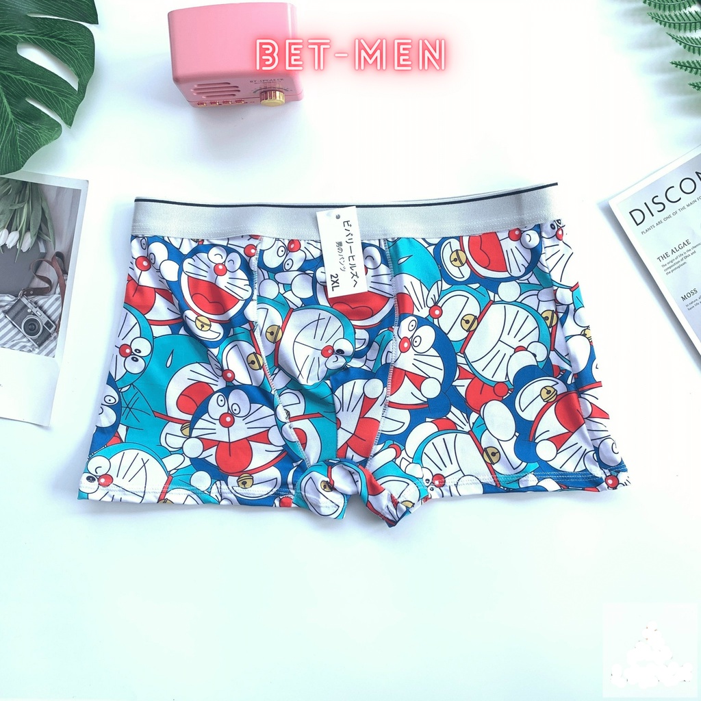 Quần Lót NAM Hoạt Hình  Chất Thun Lạnh Sịp Đùi Boxer