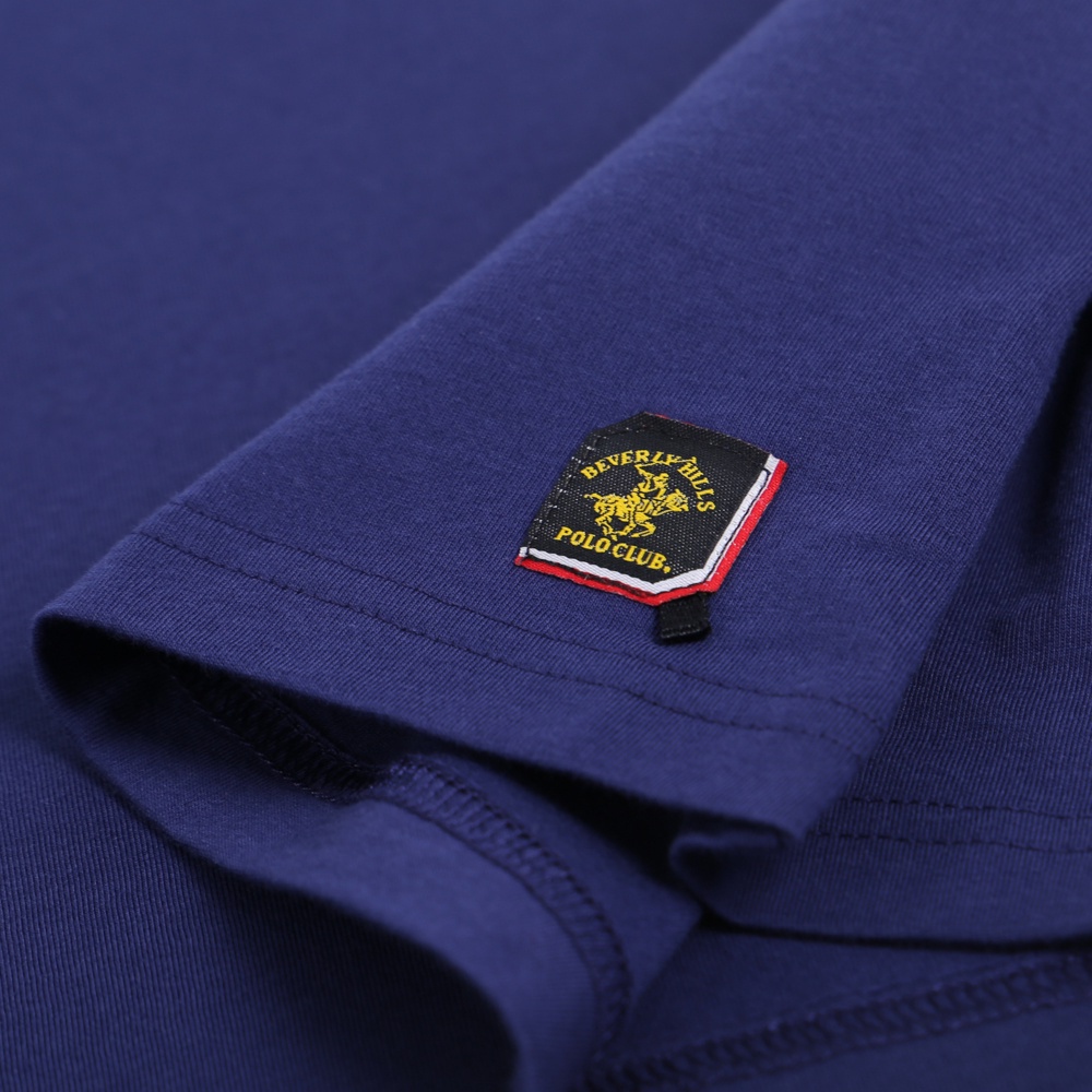 Beverly Hills Polo Club - Áo thun dài tay Nam Regular Fit Xanh lam BL- BHPC TSMRLW21TL070