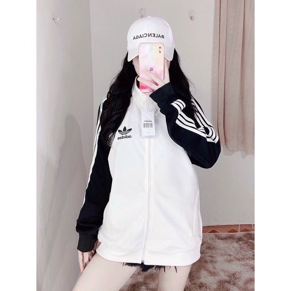Áo khoác nỉ/ Áo hoodie zip DAS sọc thêu form rộng unisex nam/nư (ảnh thật)