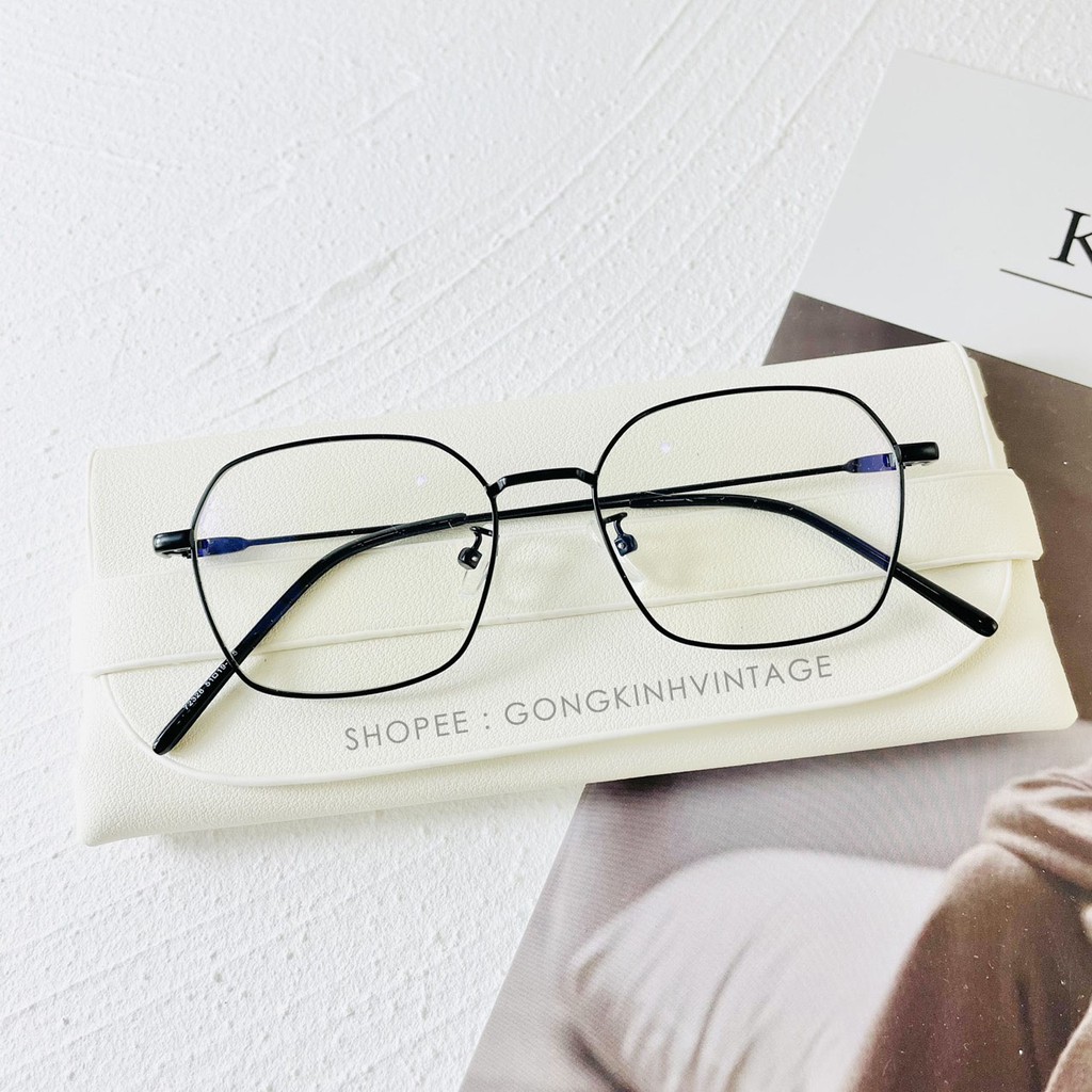 Gọng kính cận nữ, kim loại vuông góc cạnh Fiveminutes  72328 nhiều màu kim loại mảnh Siêu Hot | BigBuy360 - bigbuy360.vn