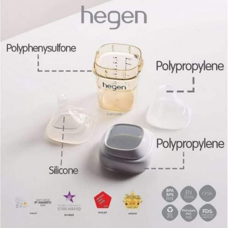 Bình sữa Hegen 60/150/240/330ml chọn núm 1 2 3 Y tại Hà Nội, HCM. Bình sữa Hegen chính hãng fullbox