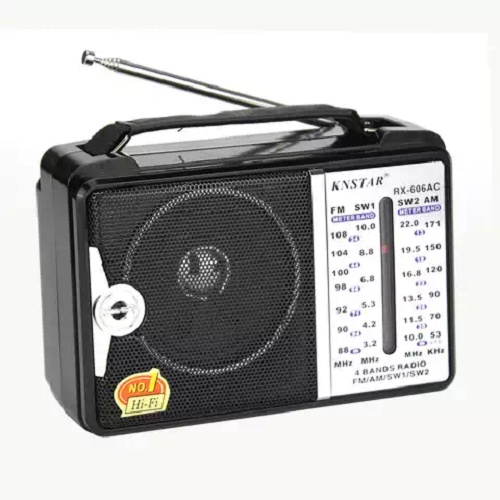 Đài radio KNSTAR 606AC Radio FM, AM ,SW 606 ( bảo hành 3 tháng)  -  Đài radio mini sóng chuẩn FM, Am