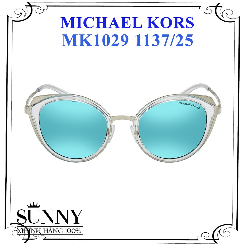 MK1029 1137/25 Kính mát Michael Kors chính hãng, thiết kế dễ đeo bảo vệ mắt