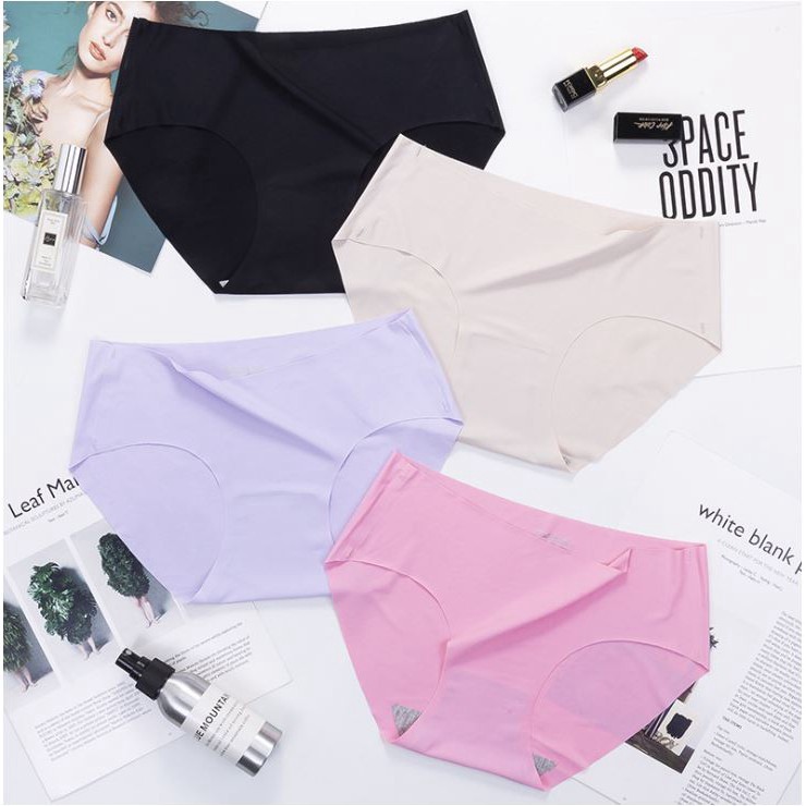 Quần lót nữ đúc su, quần lót nữ thun lạnh TTG34