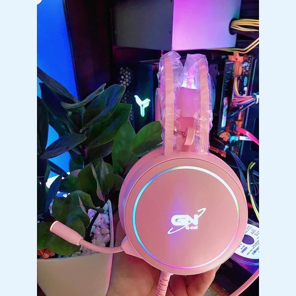 Tai nghe gaming G58 7.1 dùng cổng usb chụp tai có mic có đèn LED cho máy tính, điện thoại
