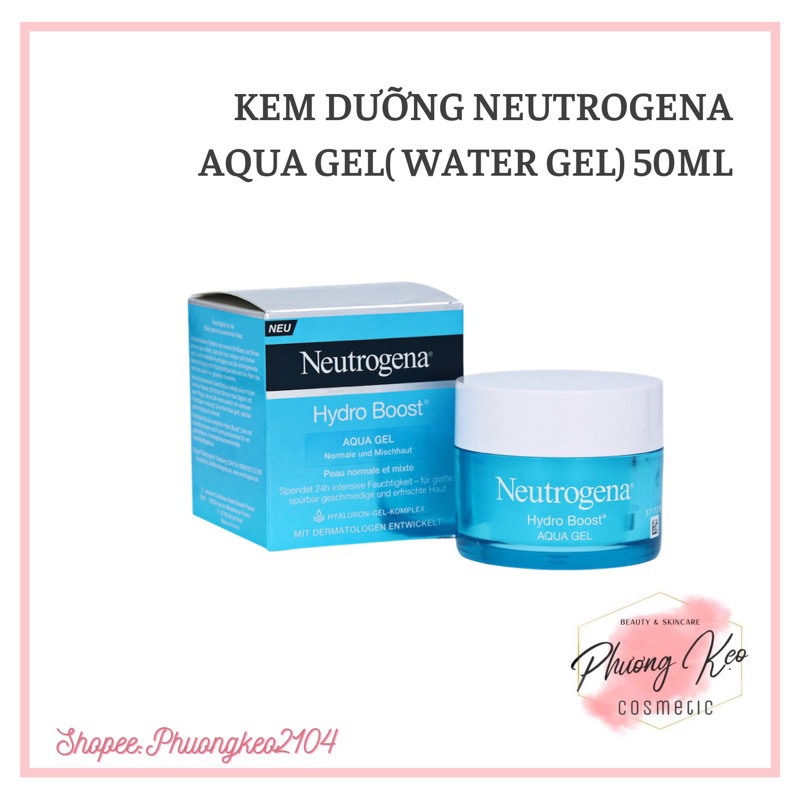  Kem dưỡng da Neutrogena Hydro Boost Gel Cream/ Water Gel( Aqua Gel) Moisturiser 50 ml