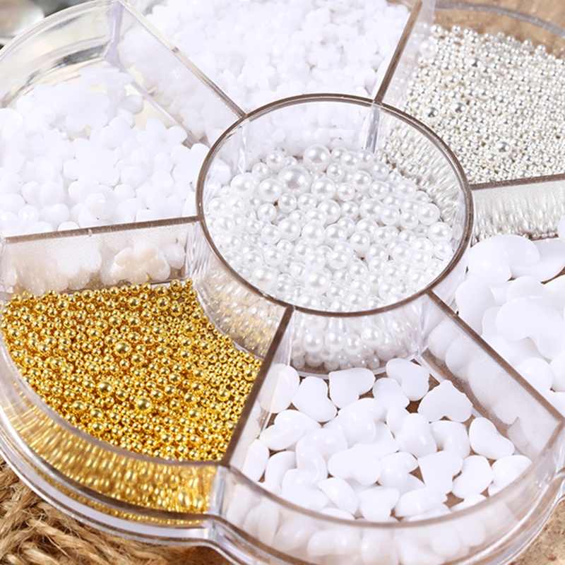 Hộp 7 Ngăn Đựng Phụ Kiện Trang Trí Móng Tay Nghệ Thuật